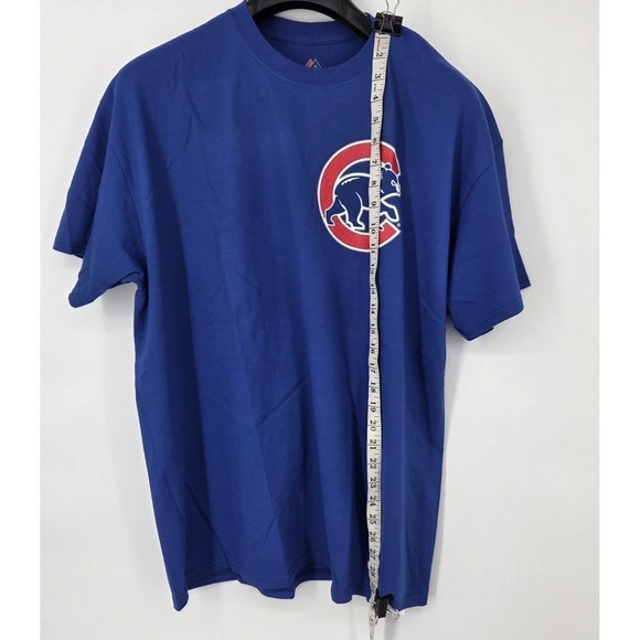 Chicago Cubs Kris Bryant #17 Blue Jersey T-Shirt Men's XL Majestic MLB - Picture 4 of 9